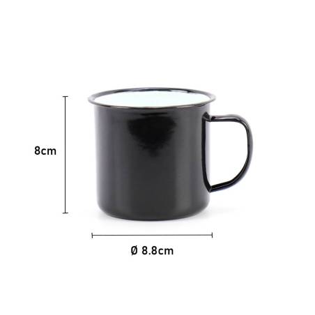 Taza de metal estilo retro Recuerdo de bautizo - Detalles para bautizo
