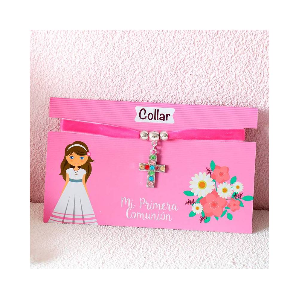 Collar comunión niña Recuerdo de comunión - Detalles para comunión