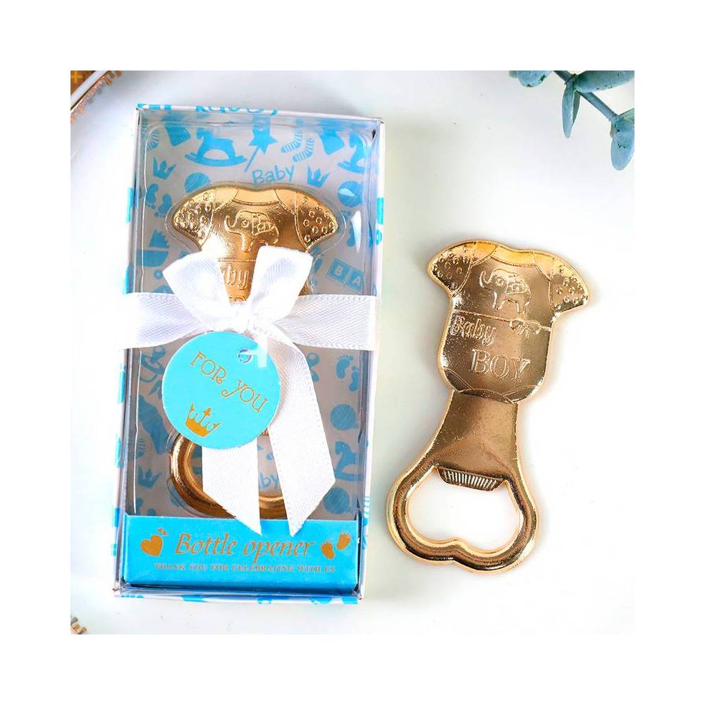 Abrebotellas con forma de body de bebé Recuerdo de bautizo - Detalles para bautizo