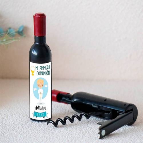 Sacacorchos magnético personalizado Detalle de comunión "Ángel" - Detalles personalizables para Comunión