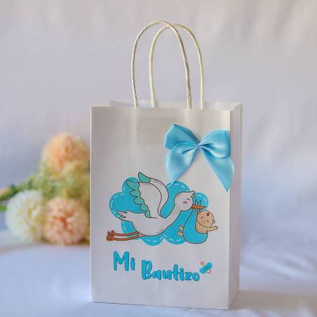 Bolsa de papel para bautizo - Detalles para bautizo