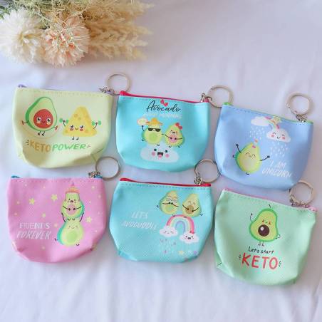 Monedero de aguacates Recuerdo de bautizo - Detalles De Bautizo Para Niños