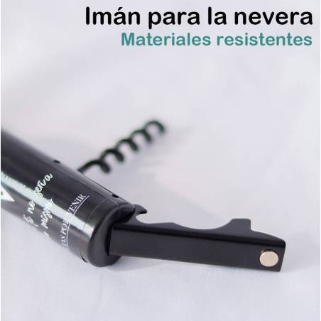 Sacacorchos con etiqueta de esmoquin - Abrebotellas