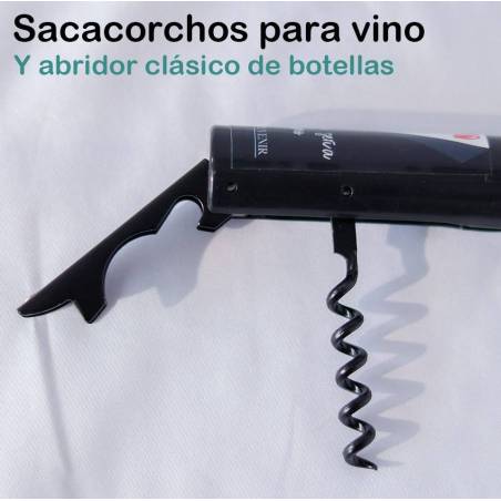Sacacorchos con etiqueta de esmoquin - Abrebotellas