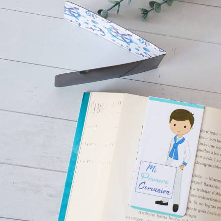 Marcapáginas con imán Comunión de niño - Detalles comunión unisex