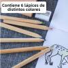Set de colores y libreta mini para niños Detalle de boda - Detalles Boda Niños