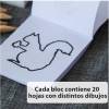 Set de colores y libreta mini para niños Detalle de boda - Detalles Boda Niños