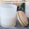 Vela aromática con tapa de madera para bautizo - Detalles De Bautizo Para Mujeres
