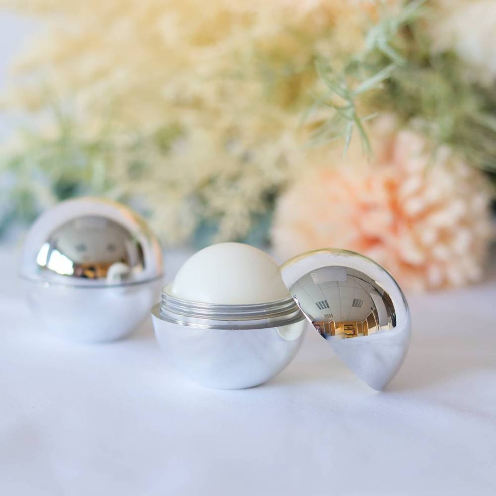 Bola de bálsamo de vainilla Detalle de bautizo para mujeres - Detalles De Bautizo Para Mujeres