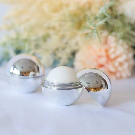 Bola de bálsamo de vainilla Detalle de bautizo para mujeres - Detalles De Bautizo Para Mujeres