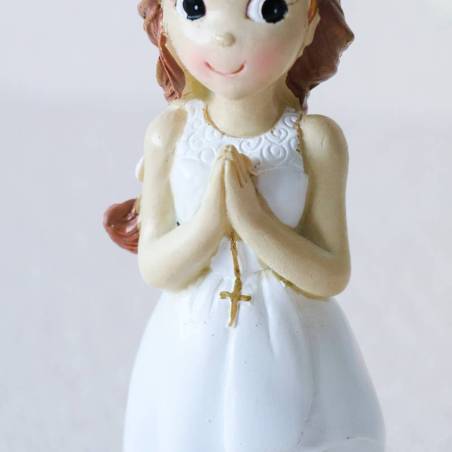 Figura tarta de comunión Niña rezando - Figuras Tarta Comunión