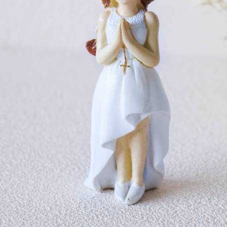 Figura tarta de comunión Niña rezando - Figuras Tarta Comunión