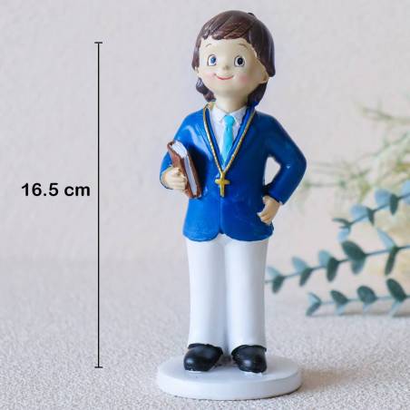 Figura tarta de comunión Niño con libro - Figuras Tarta Comunión