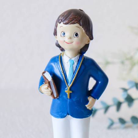 Figura tarta de comunión Niño con libro - Figuras Tarta Comunión