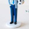 Figura tarta de comunión Niño con pelota de fútbol - Figuras Tarta Comunión