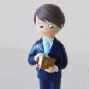Figura tarta de comunión Niño con biblia en las manos - Figuras Tarta Comunión