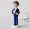 Figura tarta de comunión Niño con biblia en las manos - Figuras Tarta Comunión