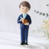 Figura tarta de comunión Niño con biblia en las manos - Figuras Tarta Comunión