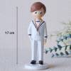 Figura tarta de comunión Niño con traje de marinero blanco - Figuras Tarta Comunión