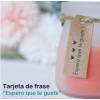 Velas con frase Detalles de comunión para invitados - Inicio