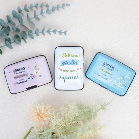 Tarjetero para detalles invitados de boda - Inicio