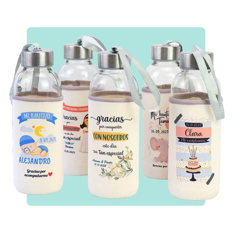 Botellas personalizadas de cumpleaños