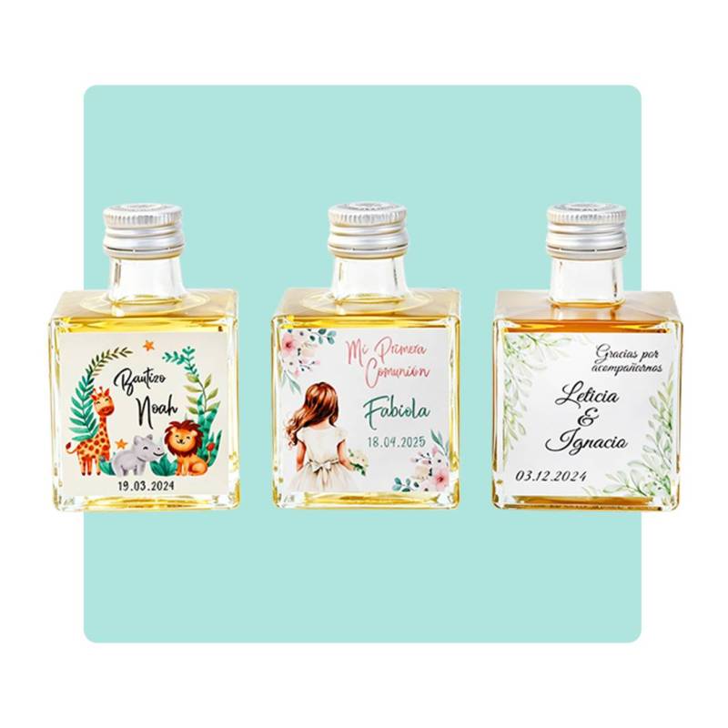 Aceite de oliva personalizado boda