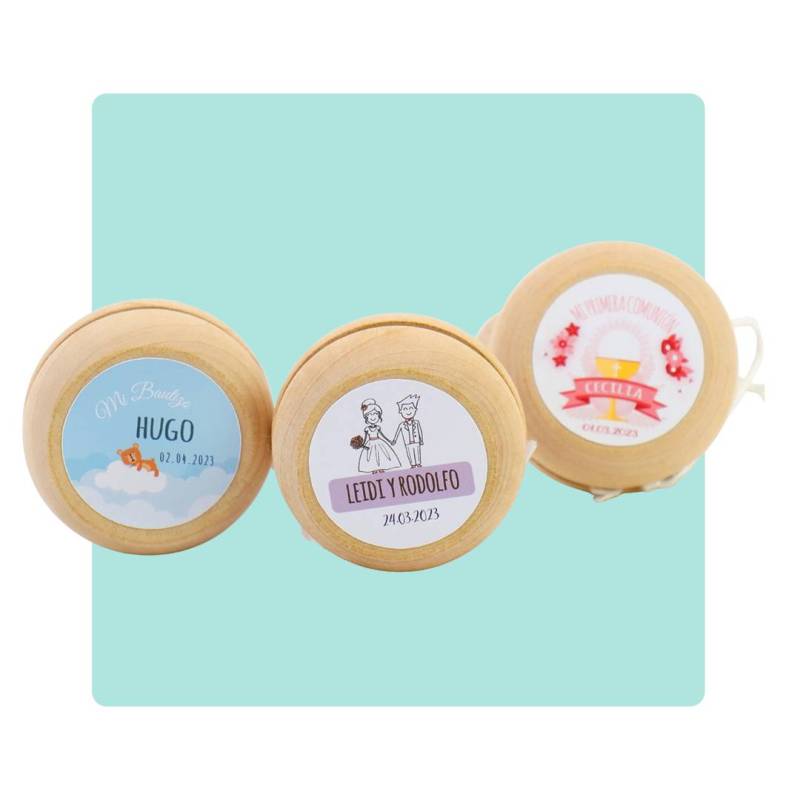 Yoyo personalizado boda