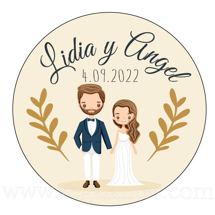 pegatinas personalizadas bodas